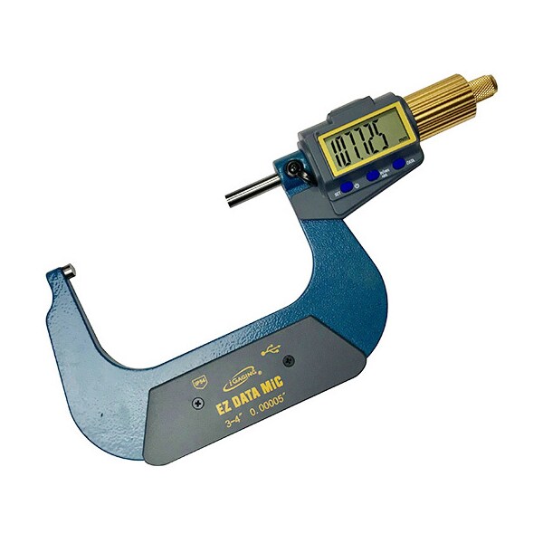 Igaging X-Large Display Electronic Bluetooth Capable Micrometer 3-4"/75-100mm Range, 35-054-U04 35-054-U04 - main
